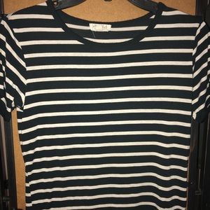 Black and white stripped shirt
